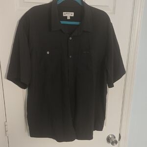 Orvis Men’s Black Short-Sleeve Button-Down Shirt